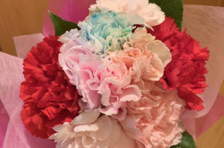 カーネーションの花束