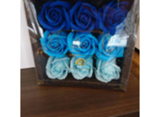 ソープフラワーブルーの薔薇
