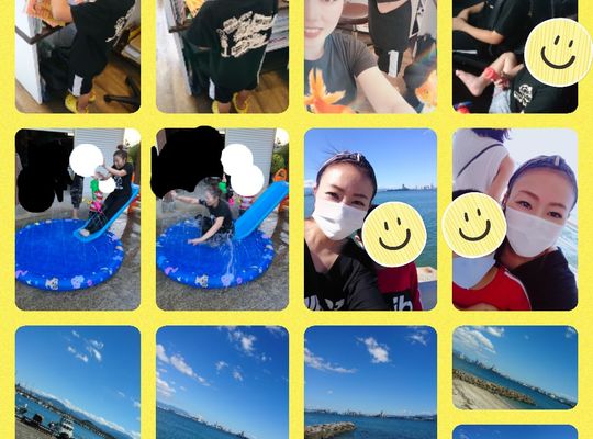 福岡市早良区エステサロンドルチェヴィータ★青い空と青い海！能古島♪　息子君もお仕事中！