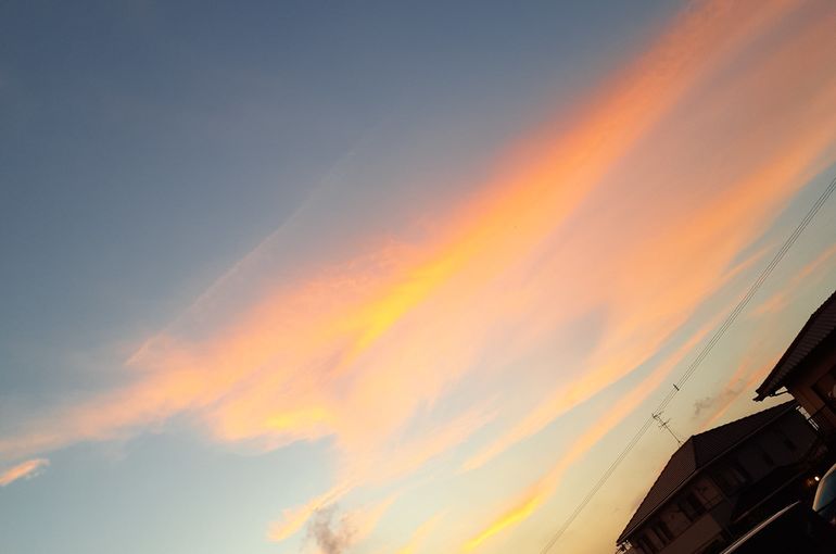 福岡市早良区野芥のエステサロンドルチェヴィータ★幻想的な夏の夕焼け