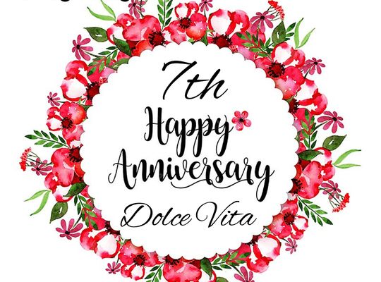 福岡市早良区ドルチェヴィータ★祝7周年ありがとうございます