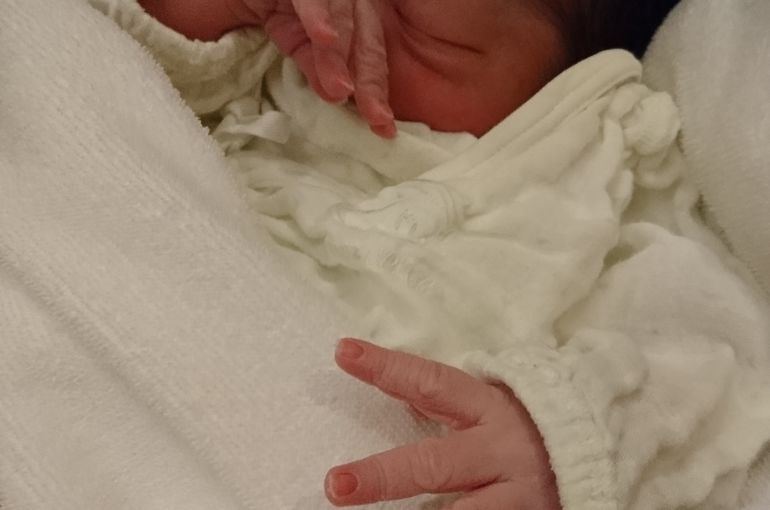 新生児の甥っ子くん